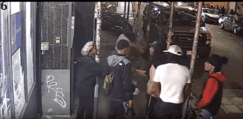 Woman Gets Poked Multiple Times During A Fade In New York