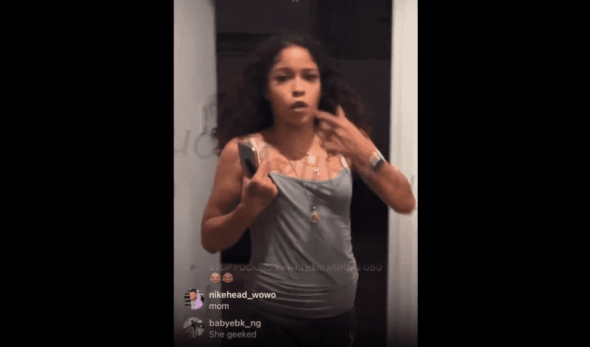 Girl Exposes Her Crip Boyfriend On Instagram Live For Messing Around With Her At 15 Years Old When He Was 21