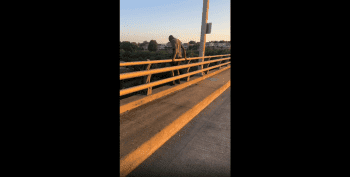 Mental Illness Is Real: Man Tried To Jump From Interstate After He Got Tired Of Being Homeless