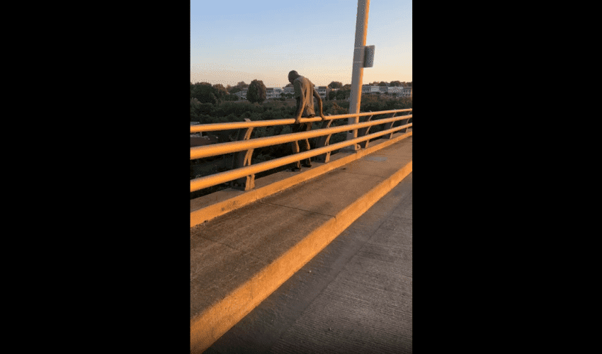 Mental Illness Is Real: Man Tried To Jump From Interstate After He Got Tired Of Being Homeless