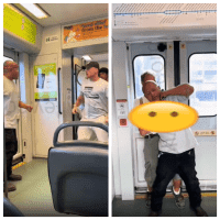 3 Trump Supporters Works Together To Get A Disrespectful Migrant Off The Train In Phoenix