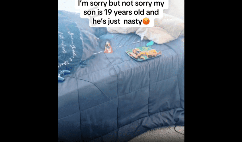 Mother Expose Her 19 Year Old Son To The Public For Having A Filthy Room