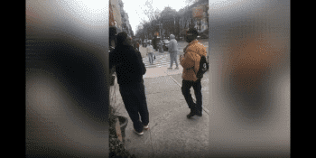 Dude Goes Off On Some Old Heads On The Street After They Said They Didn’t Prefer American Women