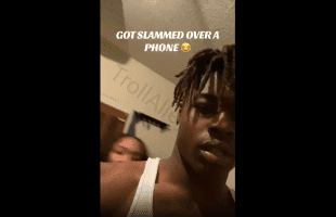 Girl Gets Mad And Slammed Her Boyfriend After He Was Going Thru Her Phone