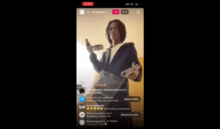 Dude Explains On IG Live, How He Rob Goofies For Their Guns After Meeting Up With Them