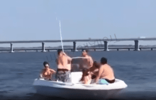 Group Of Friends Had Too Many Drinks On The Boat And Gets Into A Altercation