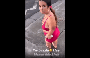 Midget Street Worker Gets Kicked Off Of The Wave After She Tried To Catch Sells