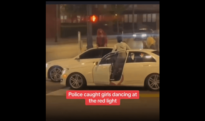 Friends Left Them: Group Gets Arrested By Police After They Were Caught Dancing At The Red light