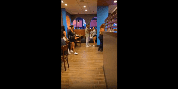 Girl Goes Insane On Her Boyfriend In Restaurant After She Caught Him With His Sidechick