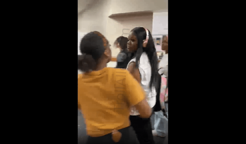 Girl Tries To Sneak Another Girl At School On The First Day And Gets Violated In The Worse Way