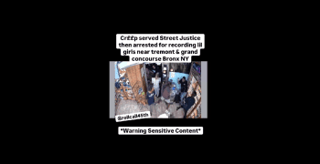 Creep Serve Street Justice By Community For Recording Little Girls In Bronx New York