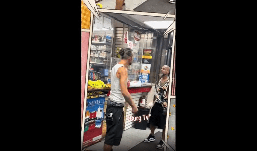 Dude Runs Behind The Store Counter After Hitting A Black Man And Then Calls Police After Getting Wacked In The Mouth