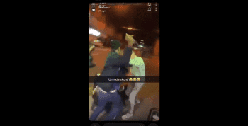 Dude Gets A Neck Shot After He Tried To Catch A Fade With A Guy That Had A Knife