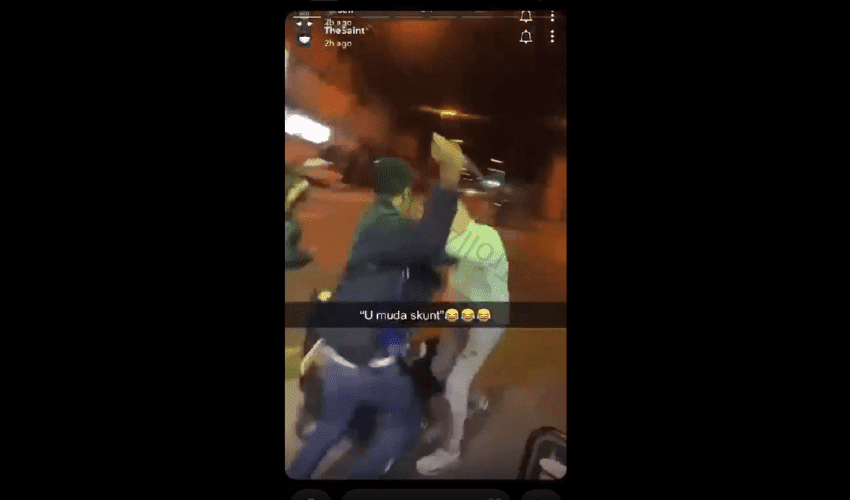 Dude Gets A Neck Shot After He Tried To Catch A Fade With A Guy That Had A Knife