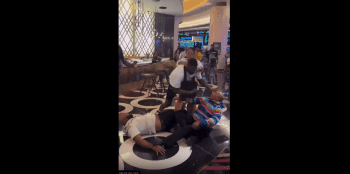 Security Was Scared: Dude Put 2 Uncles To Sleep After They Tried To Jump Him At MGM Casino.