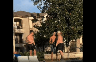 Two Guys Jumped A Man In A Pool After He Pulled A Blick On Them