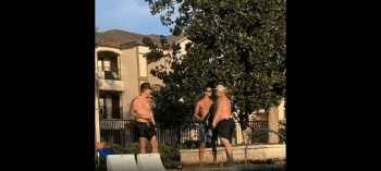 Two Guys Jumped A Man In A Pool After He Pulled A Blick On Them