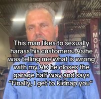 Guy Told A Woman He Will Kidnap Her At His Job For Wearing Inappropriate Clothing