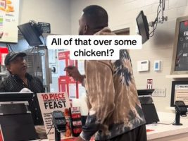 Bro Really Was Going Hard Over Some KFC Chicken