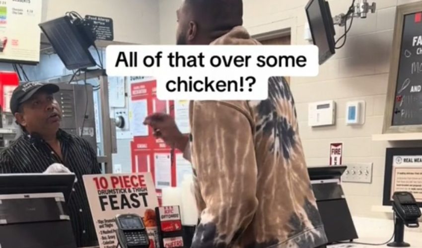 Bro Really Was Going Hard Over Some KFC Chicken