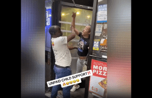 Woman Gets Into A Scuff With Her African Babyfather After He Didn’t Pay His Child Support