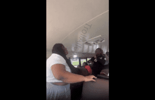 Is This Fair?? Big Girl Gets Stuck And Couldn’t Get Thru The Seats On School Bus During A Fade With A Girl