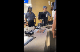 Dominoes Employee Gets His Azz Beat After Talking Bad About A Customer Mother And Grandmother On The Phone