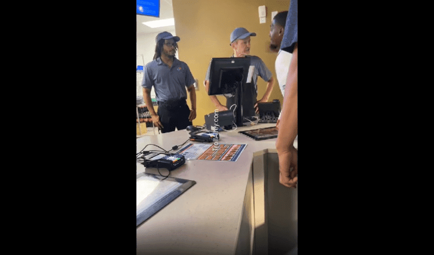 Dominoes Employee Gets His Azz Beat After Talking Bad About A Customer Mother And Grandmother On The Phone