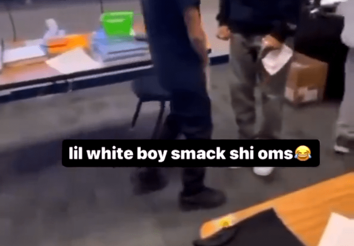 On My Dead Homies: Little White Boy Fights A Tall Black Guy After He Kept Bothering Him In Class