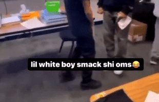 On My Dead Homies: Little White Boy Fights A Tall Black Guy After He Kept Bothering Him In Class