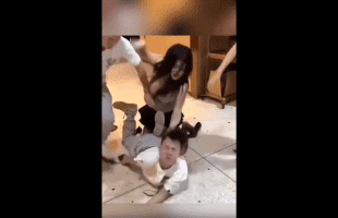 Woman Beats Man With Her Bare Hands For Disrespecting Her