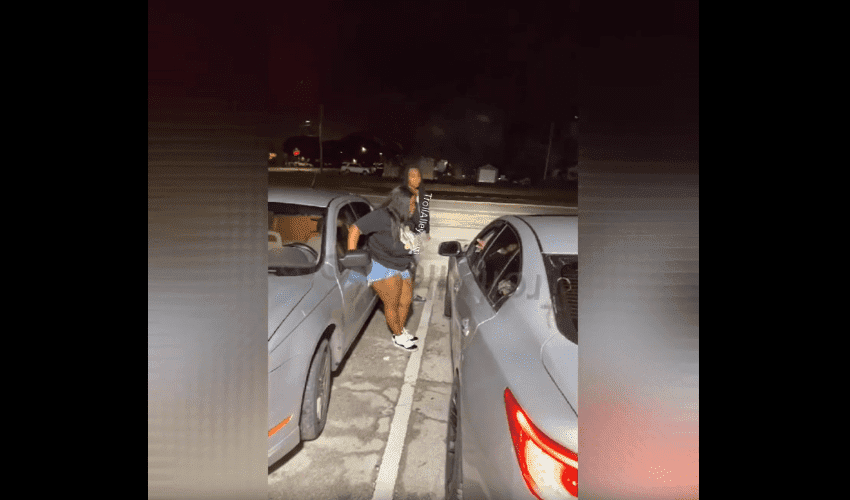 Girl Gets Pepper Sprayed And Ran Over After She Kept Pressuring A Girl To Fight!