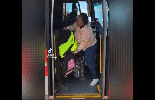 Grandma Put Hands On A Stud After She Refuse To Get Off The Bus