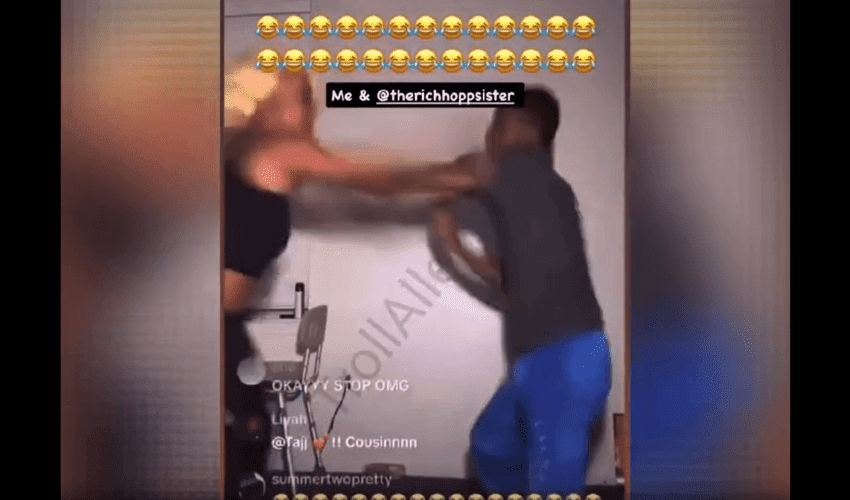 Dude Fights His Girlfriend On A Tiktok Livestream And They Were Tearing The Room Down