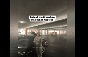 Woman Goes Insane On A Man That Took Her Parking Spot In Los Angeles