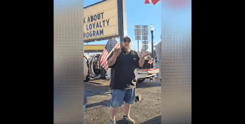 We Dont Care About Yall: Trump Supporter Gets Mad After LGBTQ People Came Over To Wave Their Rainbow Flags