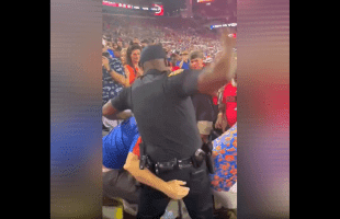 Police Officers Out Here Putting Hands On Football Fans In Florida With No Shame