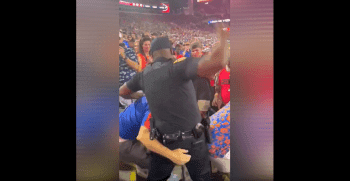 Police Officers Out Here Putting Hands On Football Fans In Florida With No Shame