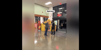 Security Guard Took His Job Serious On A Theft In The Store