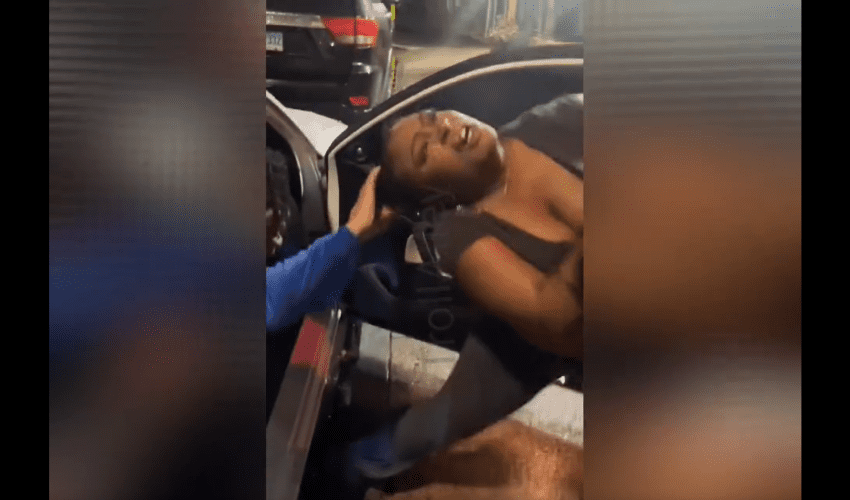 Girl Did This To Her Girlfriend While Kicking Her Out The Car For Cheating