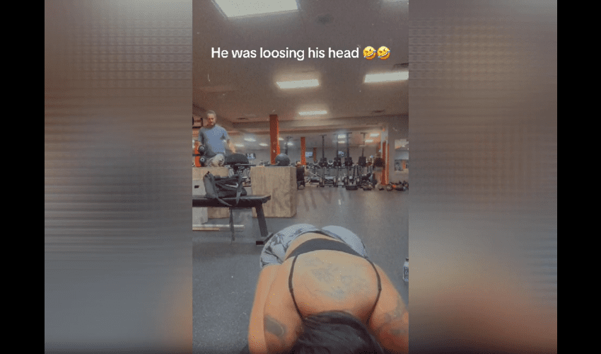 Woman Teases Man In Gym While Working Out And Thought It Was Funny