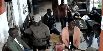 Woman Gets Snatched Up By Her Husband After He Caught Her At The Bar Having Drinks With Men She Just Met