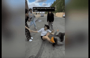 G**y Boy Jumped In And Saved His Girl Bestfriend After Another Girl Was Getting The Best Of Her