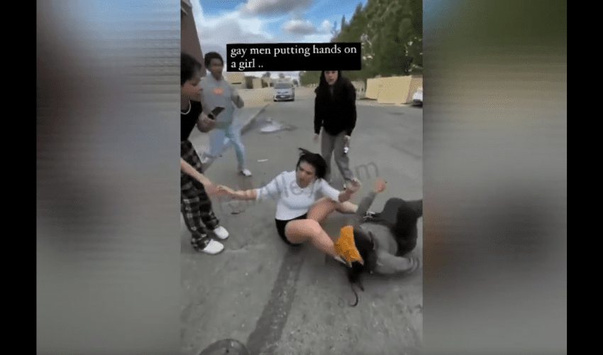 G**y Boy Jumped In And Saved His Girl Bestfriend After Another Girl Was Getting The Best Of Her