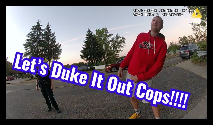 He Tried To Catch A Fade With Police While He Was Insanely Drunk!