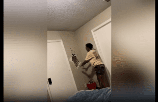 Grown Woman Destroys Her Boyfriend Wall Because She Couldn’t Have Her Way