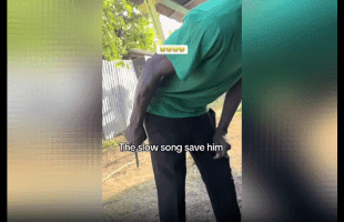 Song Saved Him: Bro Was About To Slice Him Up Until This Slow Song Started Playing