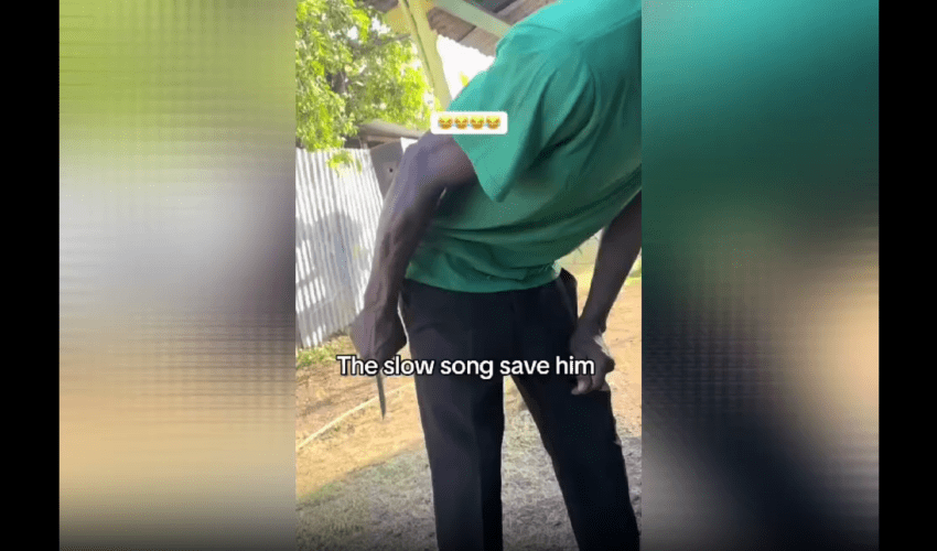 Song Saved Him: Bro Was About To Slice Him Up Until This Slow Song Started Playing