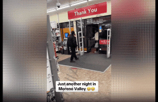 Family Dollar Security Guard Pulled A Strap On A Thief And Demanded Him To Put Everything Back