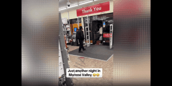 Family Dollar Security Guard Pulled A Strap On A Thief And Demanded Him To Put Everything Back